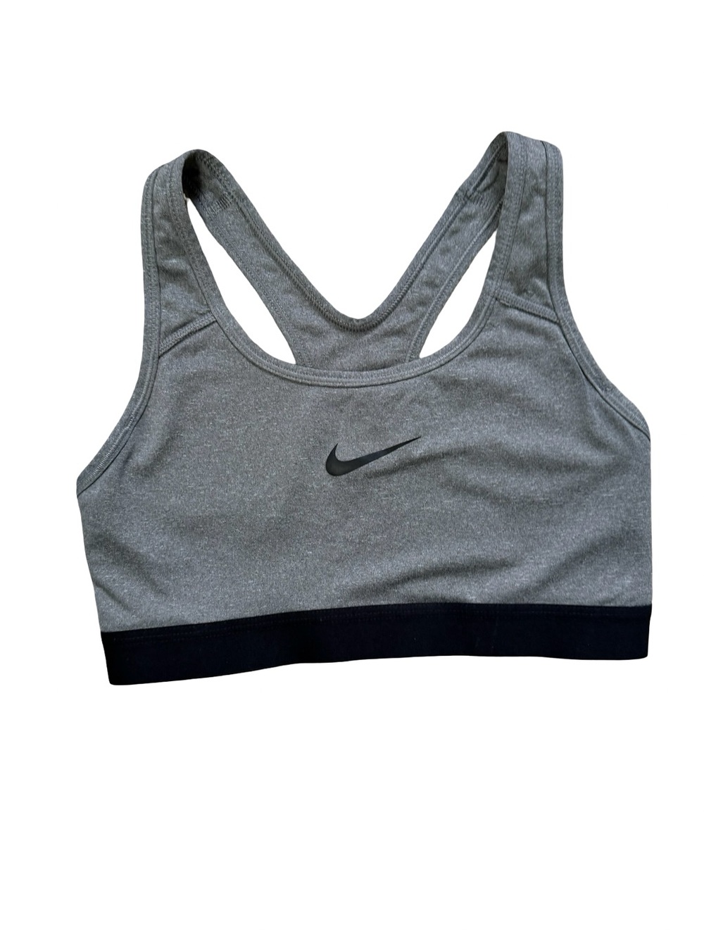 Nike Gray Racerback Sports Bra